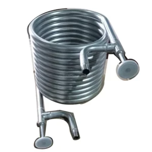 Jacketed Heat Exchanger, Stainless, Steel, 304, 1/2in