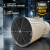 Jet Flow Axial Fan, SDS-11.2, 380, Carbon Steel - view 7