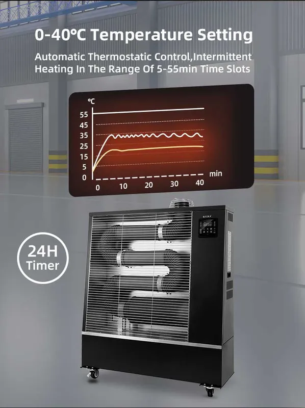 Kerosene Diesel Heater, 000, ≥ 40, Electric - view 4