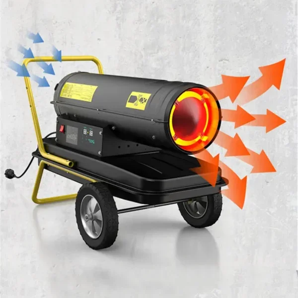 Kerosene Diesel Oil Heater, Portable, 220 V, 50kw(67.05hp) - view 3