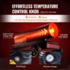 Kerosene Forced Air Heater, 175000, Portable - view 5