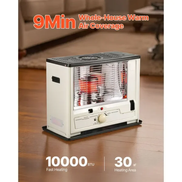Kerosene Heater, Portable, 10000, BTU - view 2