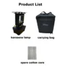 Kerosene Oil Lamp Stove, Portable, Stainless Steel - view 4