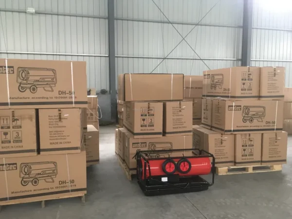 Kerosenediesel Forced Air Heater, Stainless, Steel, UNOTEC - view 5