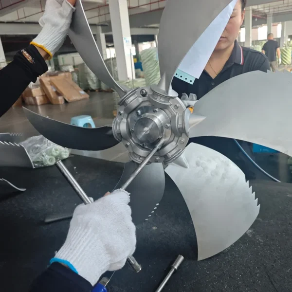 Keyleader Axial Fan, Aluminum, Explosion-proof, 300-592mm - view 4