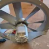 Kiln High-temperature Axial Fan, Aluminum, 500mm, Copper, 380V - view 2