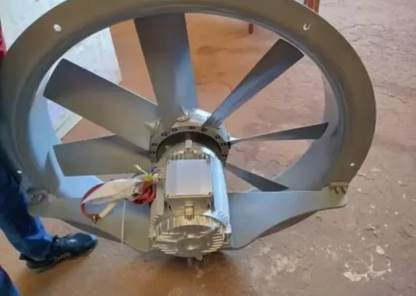 Kiln High-temperature Axial Fan, Aluminum, 500mm, Copper, 380V - view 2