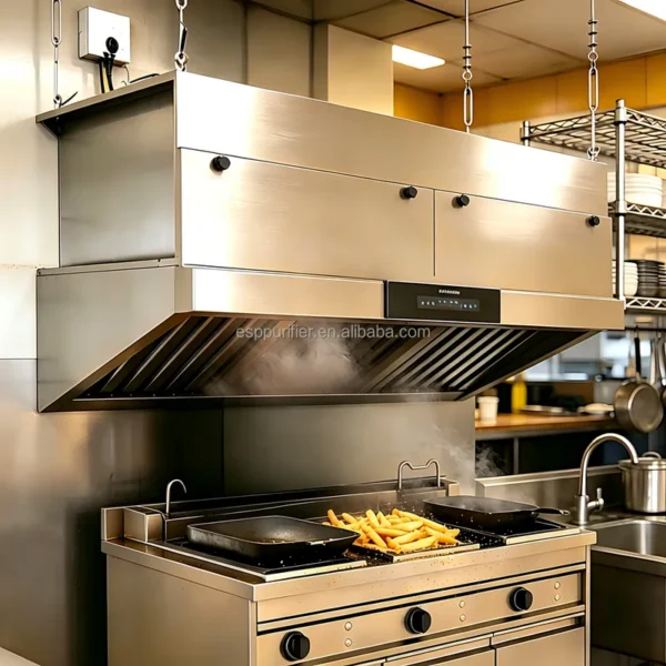 Kitchen Hood Esp Purifier, SOUNINY, Stainless, Steel, 99% - view 2