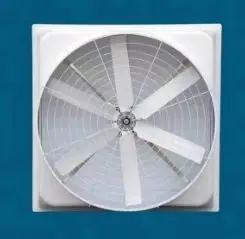 Kitchen Hood Exhaust Fan, FRP, Wall, Axial - view 4