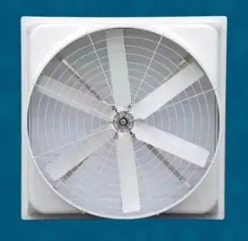 Kitchen Hood Exhaust Fan, FRP, Wall, Axial - view 6