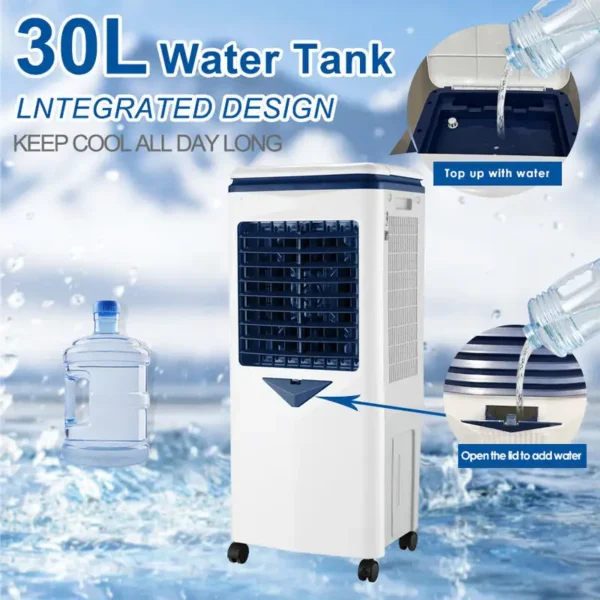 Lamp Rechargeable Air Cooler, 30L, LED - view 5