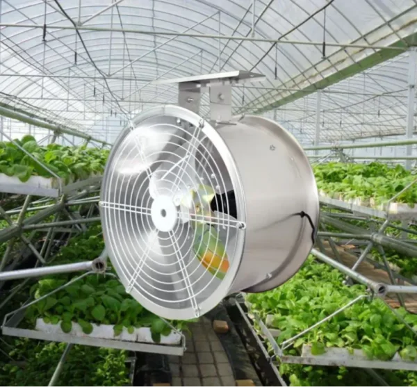 Large Airflow Axial Fan, 500mm, Aluminum