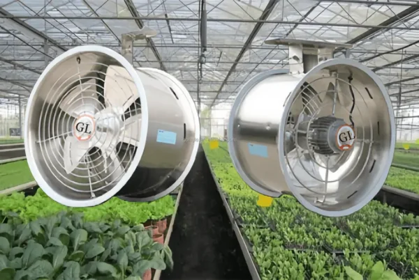 Large Airflow Axial Fan, 500mm, Aluminum - view 2