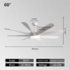 Large Ceiling Fan, 22W, LED, ABS - view 6