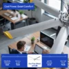Large Ceiling Fangym, 3m/10ft/12ft/96inch, HVLS - view 2