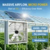 Large Industrial Air Extractor, Solar, Wall