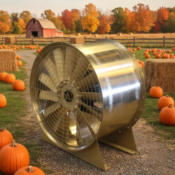 Large Industrial Electric Fan, Stainless, Steel, 1000mm - view 2