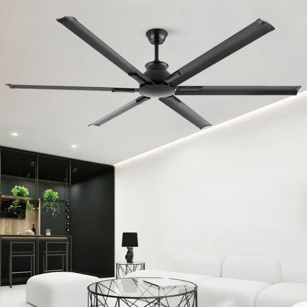 Large Industrial Fan, Aluminum, Ceiling