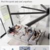 Large Industrial Fan, Aluminum, Ceiling - view 2