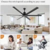 Large Industrial Fan, Aluminum, Ceiling - view 4