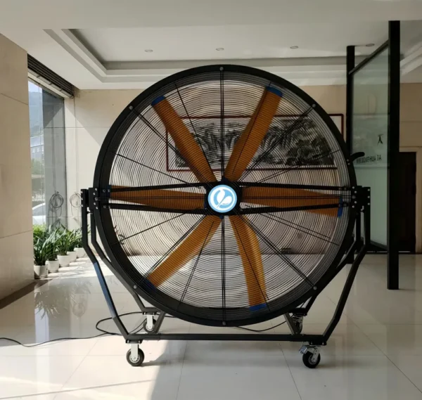 Large Mobile Fan, Aluminum, 110 V, Aluminum Alloy - view 5