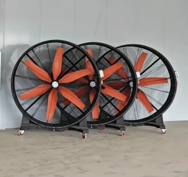 Large Mobile Fan, Aluminum, 110 V, Aluminum Alloy - view 6