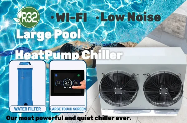 Large Swimming Pool Chiller, R32, R410 - view 2