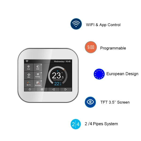 Lcd Display Air Conditioner, BC117W-4, II as per EN60730-1 - view 3