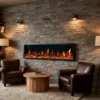 Lcd Insert Fireplace, Steel, Electric Fireplaces - view 2