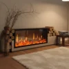 Lcd Insert Fireplace, Steel, Electric Fireplaces - view 3