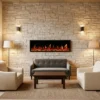Lcd Insert Fireplace, Steel, Electric Fireplaces - view 4