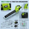 Leaf Blower, 21V, Cordless - view 3