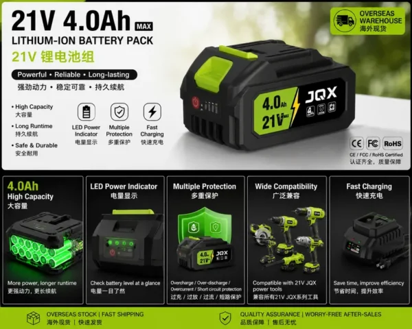Leaf Blower, 21V, Cordless - view 4