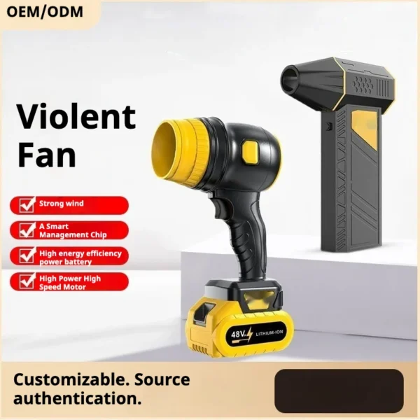 Leaf Blower, Cordless, Brushless, 21V, DIY - view 2