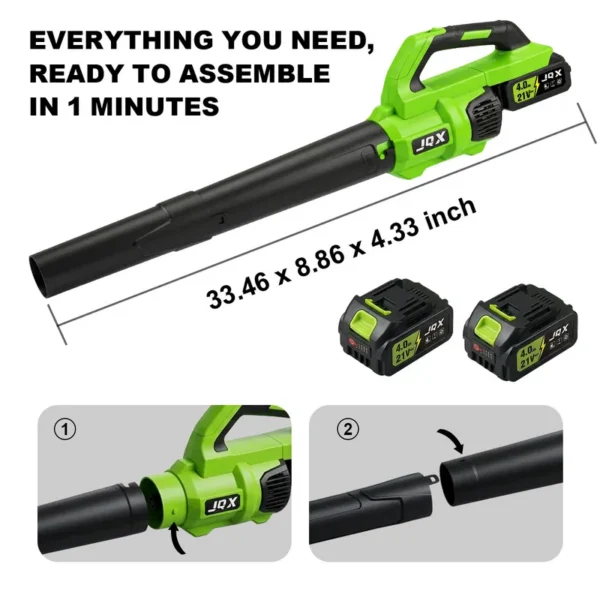 Leaf Blower, Cordless, DIY, 21V, 2.5Ah - view 4