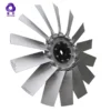 Leaves Aluminum Fan, Axial, Stainless Steel, CCC - view 2