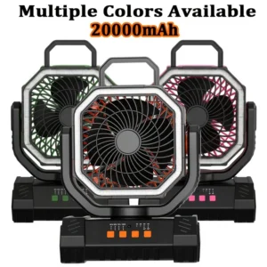 Led Camping Fan, F6S, 20000mAh, Portable, USB