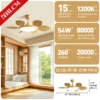 Led Ceiling Fan, 42-Inch, 6-Blade, CRI, 6-Speed - view 5