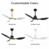 Led Ceiling Fan, ABS, 42inch, 52inch, 3blades - view 3