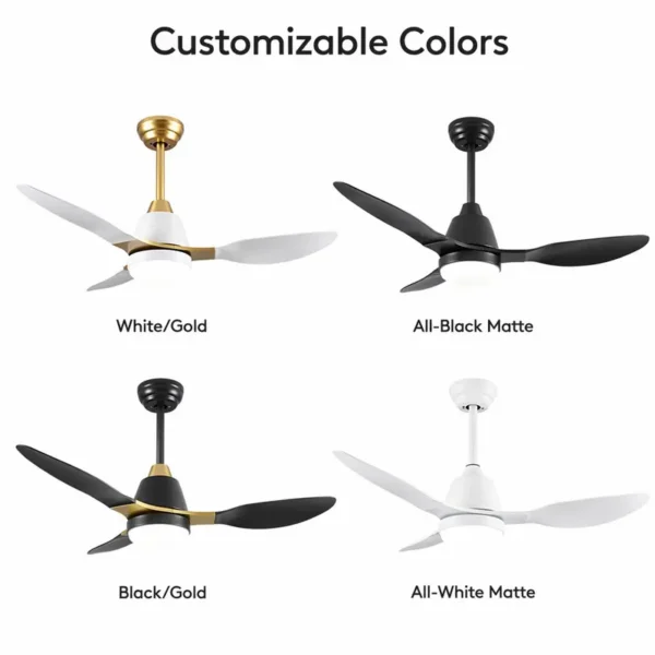 Led Ceiling Fan, ABS, 42inch, 52inch, 3blades - view 3