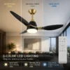 Led Ceiling Fan, ABS, 42inch, 52inch, 3blades - view 4
