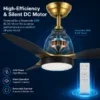 Led Ceiling Fan, ABS, 42inch, 52inch, 3blades - view 5