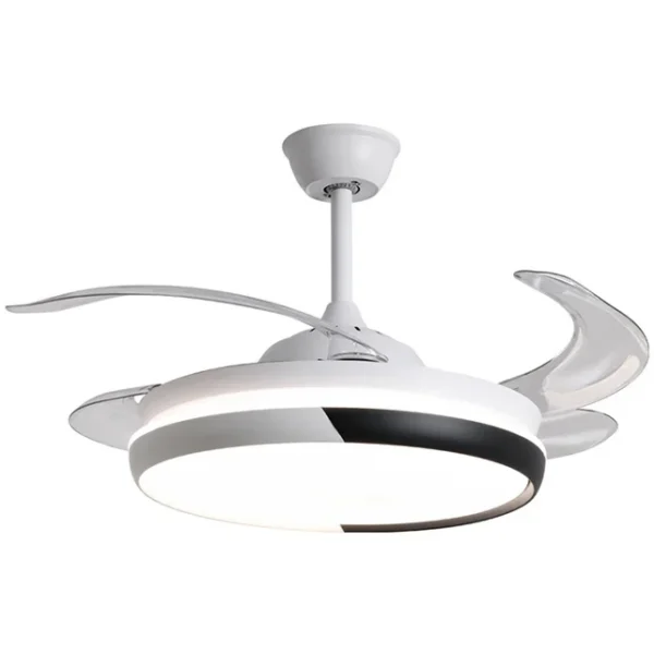 Led Ceiling Fan, Metal+Acrylic Blades