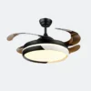 Led Ceiling Fan, Metal+Acrylic Blades - view 4
