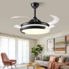 Led Ceiling Fan, Metal+Acrylic Blades - view 6