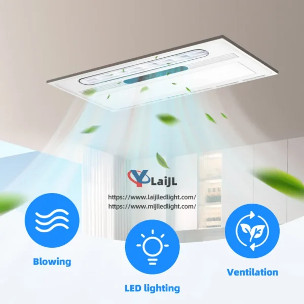 Led Ceiling Fan, SAA, 2400W - view 2