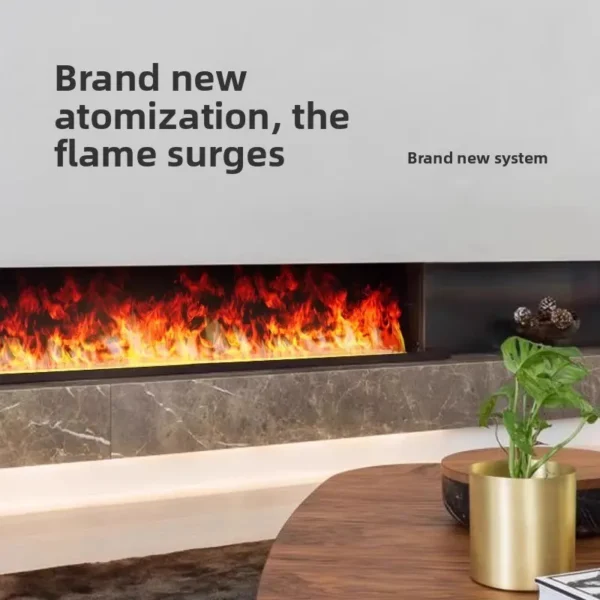 Led Decorative Electric Fireplace, 3D, 10-200W - view 3