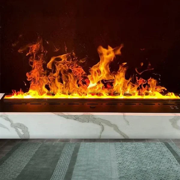 Led Decorative Electric Fireplace, 3D, 10-200W - view 4
