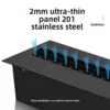 Led Decorative Electric Fireplace, 3D, 10-200W - view 6