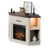 Led Fireplace, 50-Inch, Wood